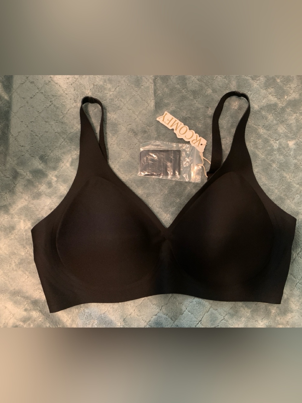 VRCOMFY Sz L NWT Vivid Bloom V-Neck Wireless Bra